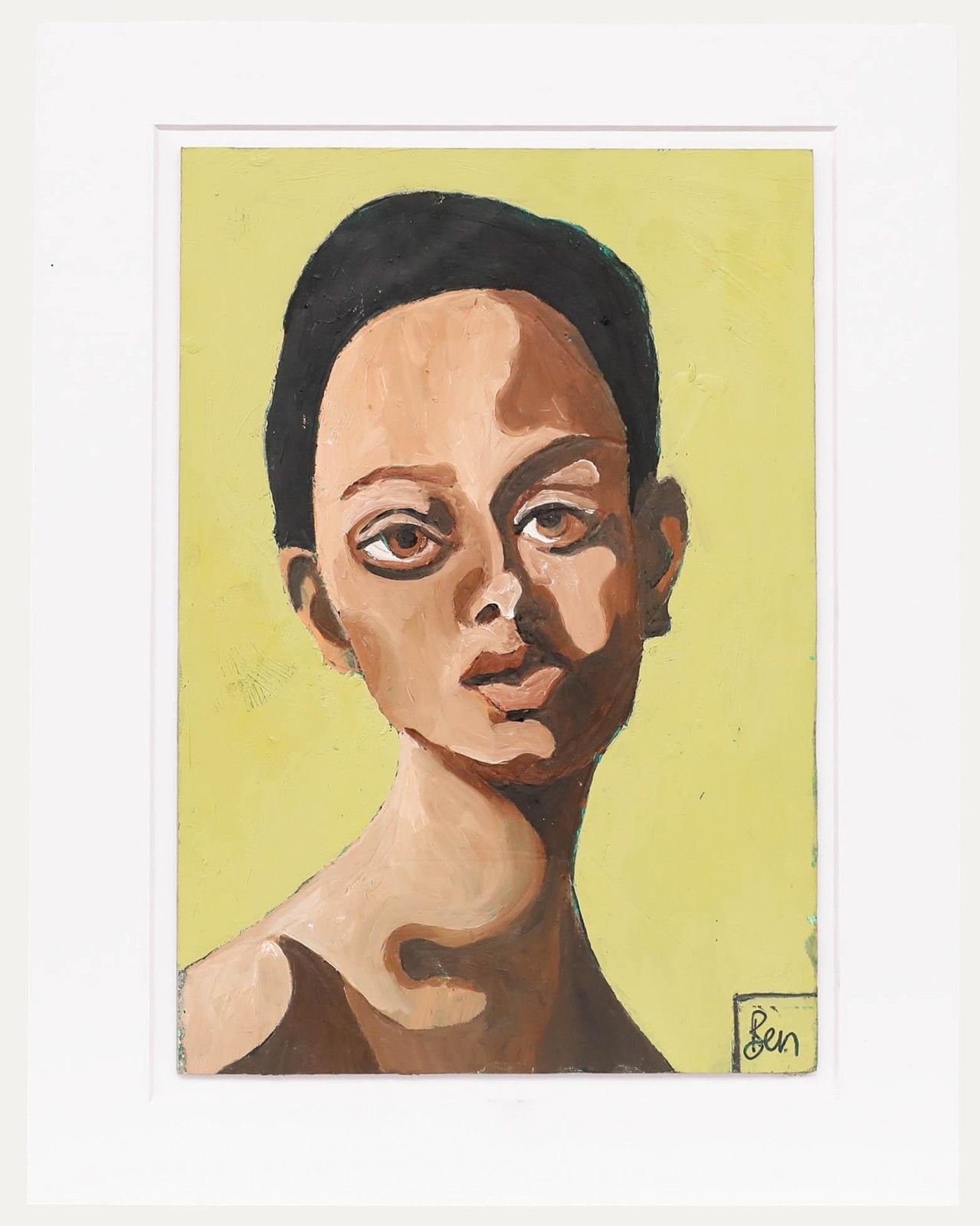 Ben Carrivick Contemporary Oil, Almond Eyes