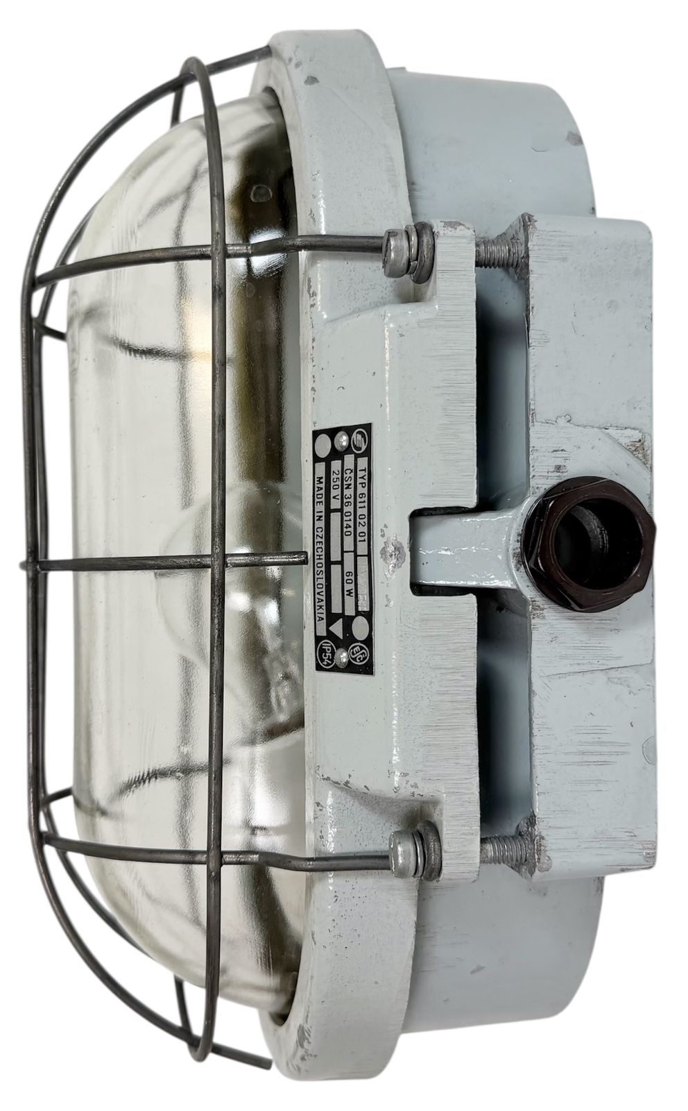 Industrial Cast Aluminium Wall Light With Clear Glass From Elektrosvit, 1970s,2x photo furniture