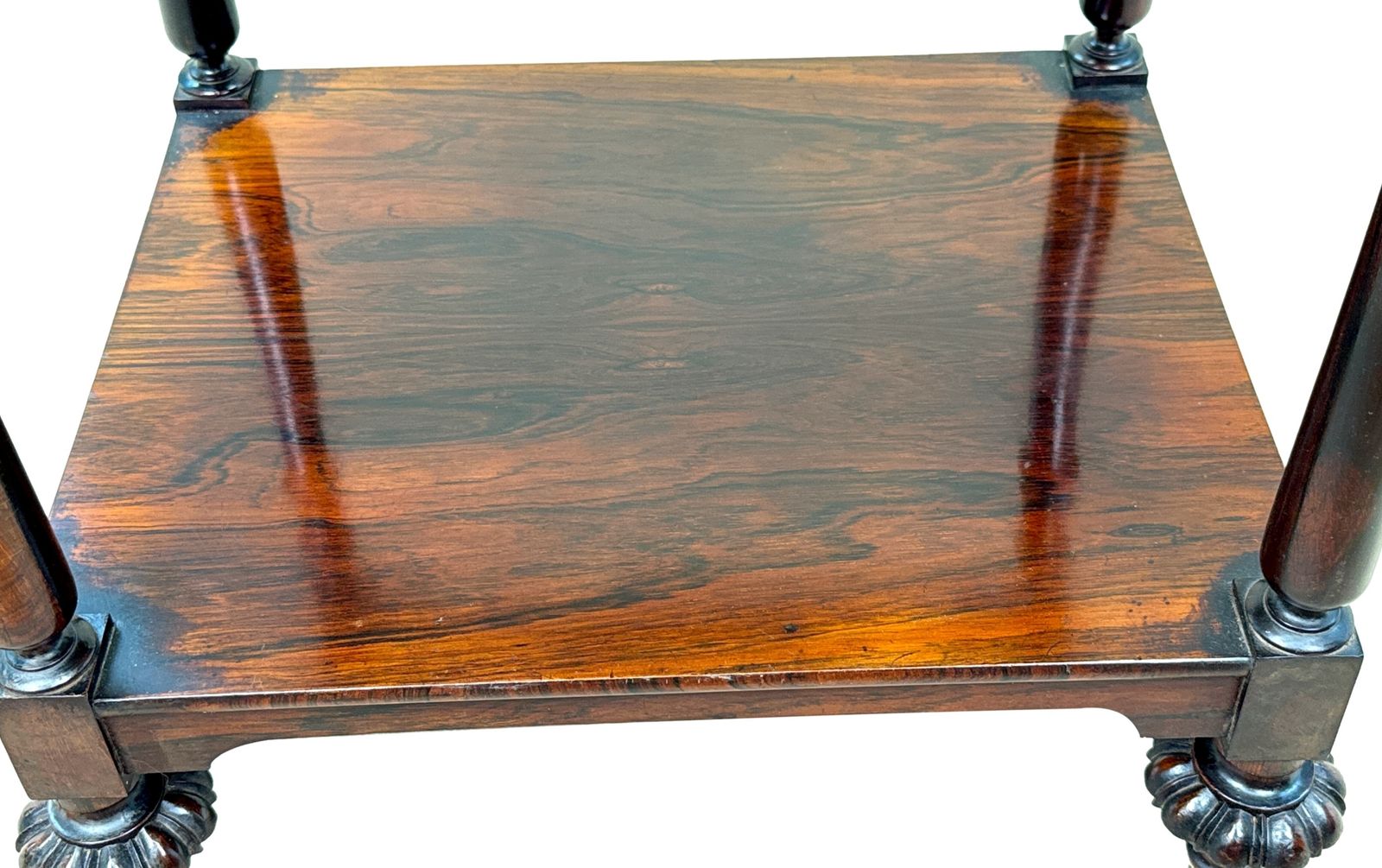 Furniture Small Regency Rosewood Whatnot (England, Circa 1825) photo
