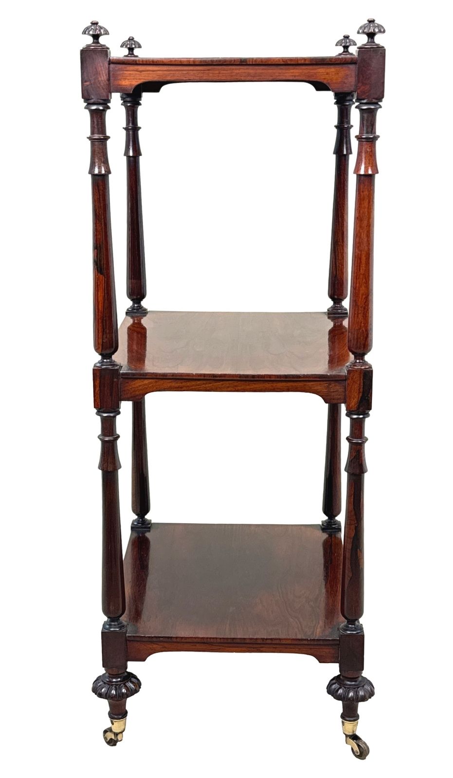 2195.0 Small Regency Rosewood Whatnot (England, Circa 1825) photo