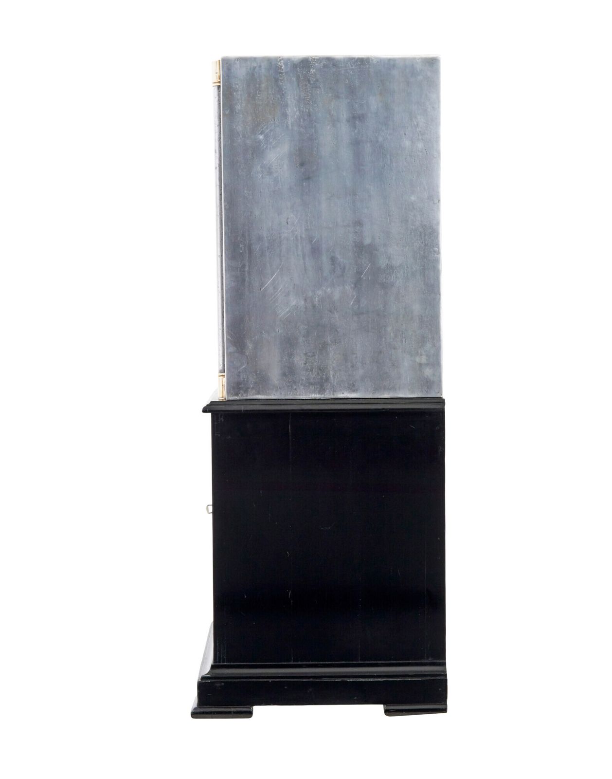 19th Century Danish Polished Steel Safe On Cabinet photo vinterior