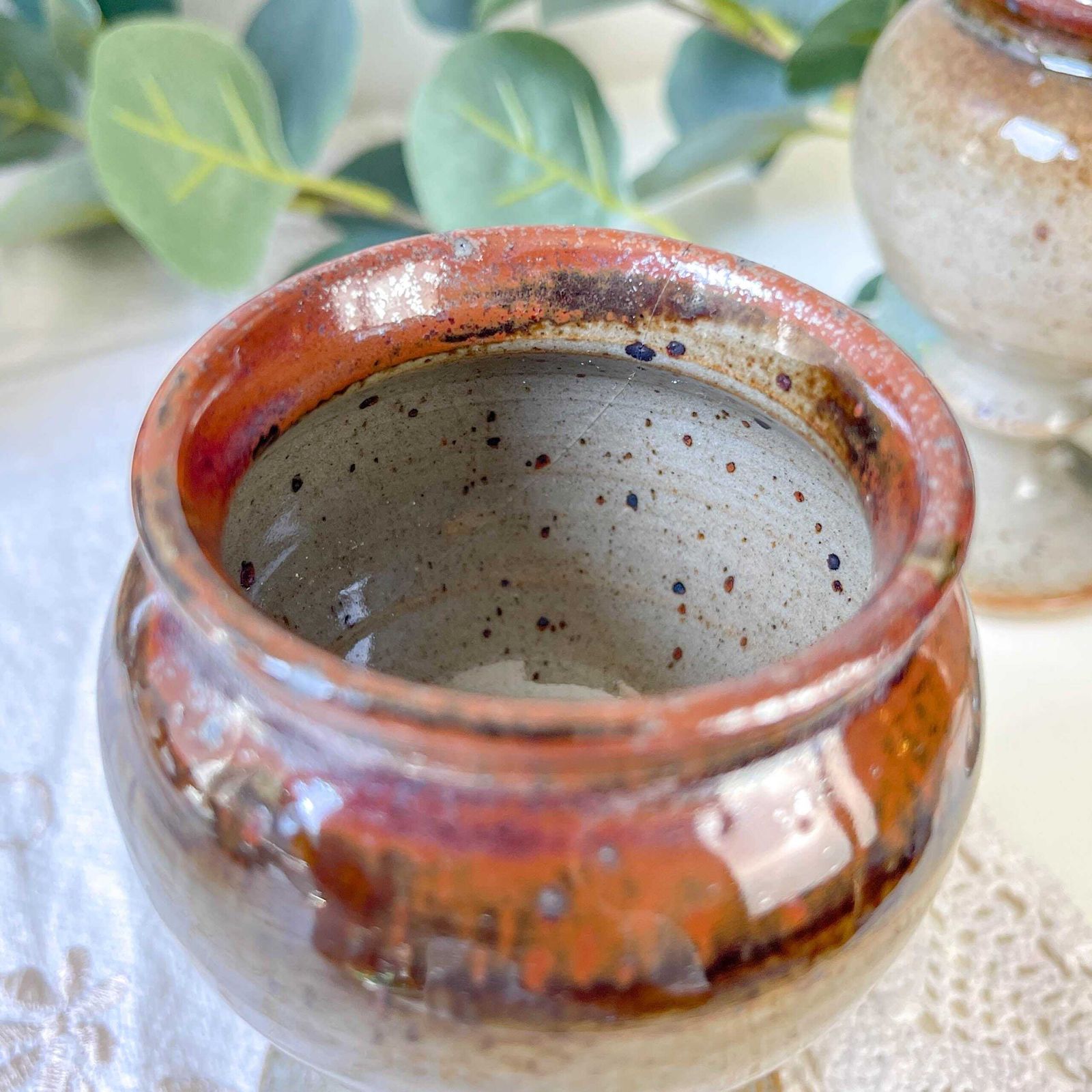 photo furniture Vintage C. Dangon Salins Coffee Set From The 1950s   Rare Vintage Stoneware Coffee Cups   Vintage Stoneware Teapot