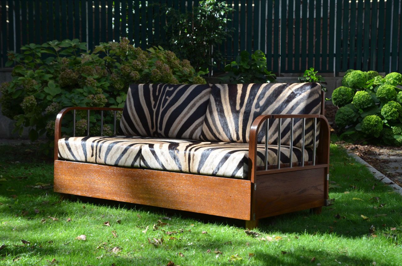 Daybed H 215 By Jindrich Halabala For Up Zavody, 1930s