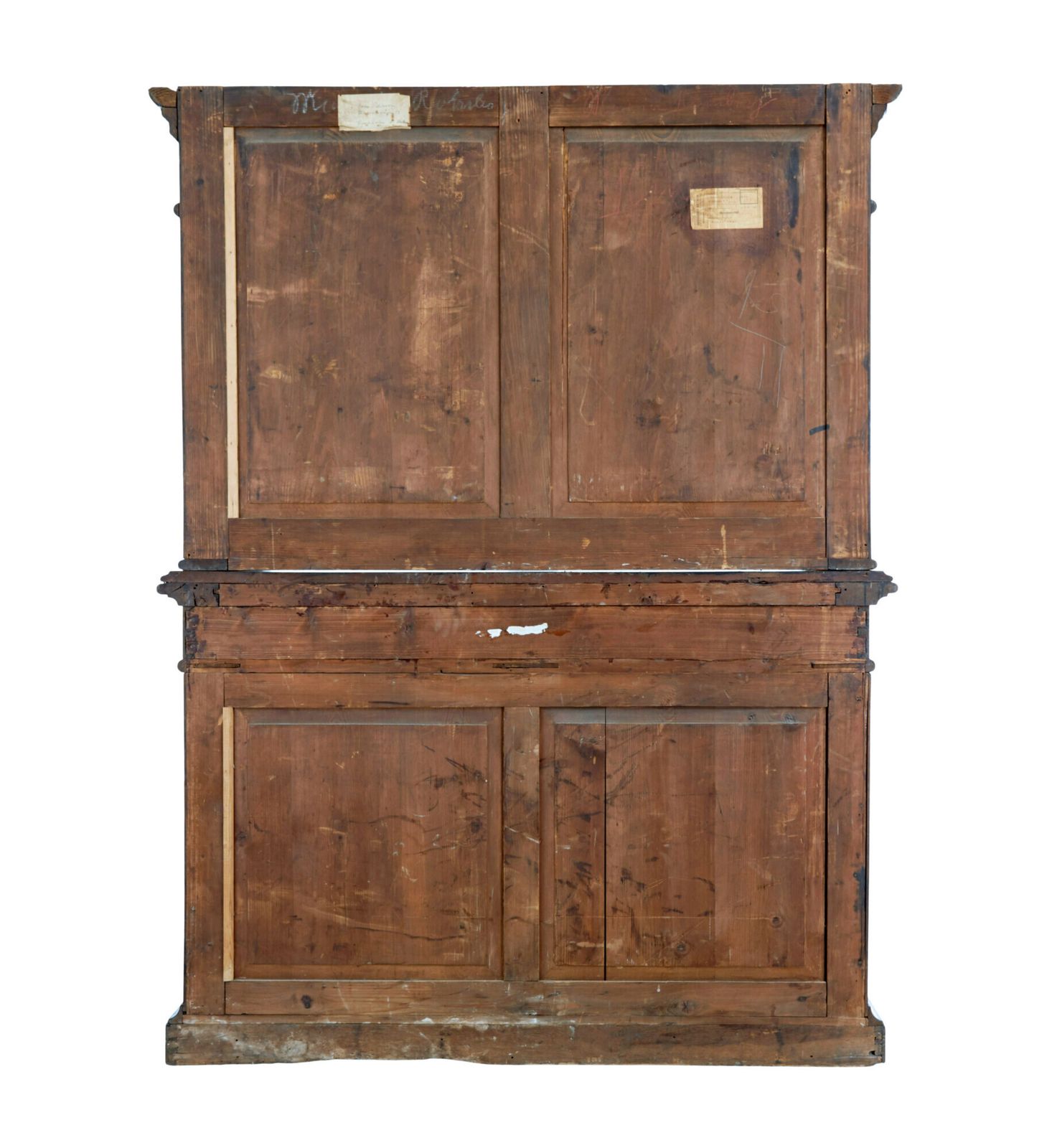Furniture Large 19th Century Flemish Carved Oak Cabinet photo