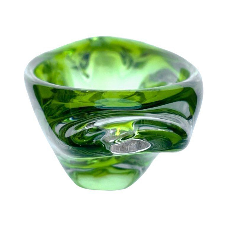 photo furniture Green Glass Bowl, Designed By J. Broz, Skrdlovice, Czechoslovakia, 1960s.