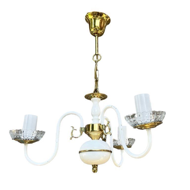 photo furniture Aka Leuchten Chandelier, Hollywood Regency Style, Germany, 1970s.