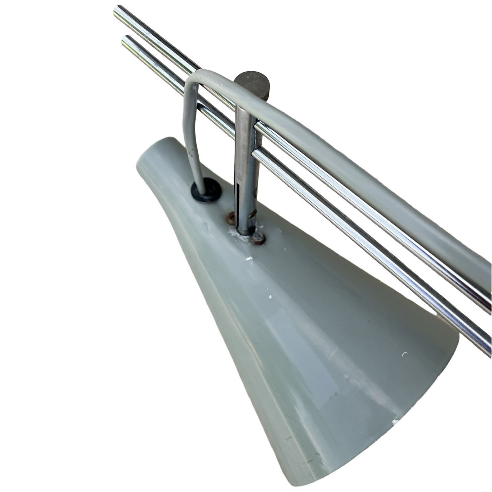 photo vinterior Grey Desk Lamp, Designed By J. Hurka, Lidokov, Czechoslovakia, 1960s