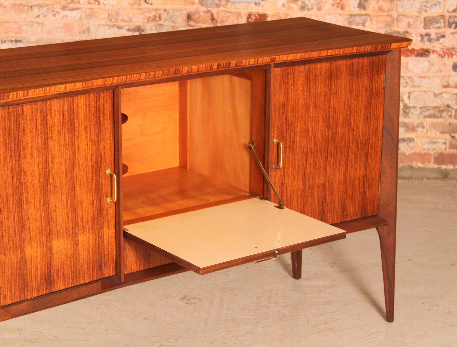 photo furniture Mid Century Tola And Teak Sideboard By Everest, Circa 1960s