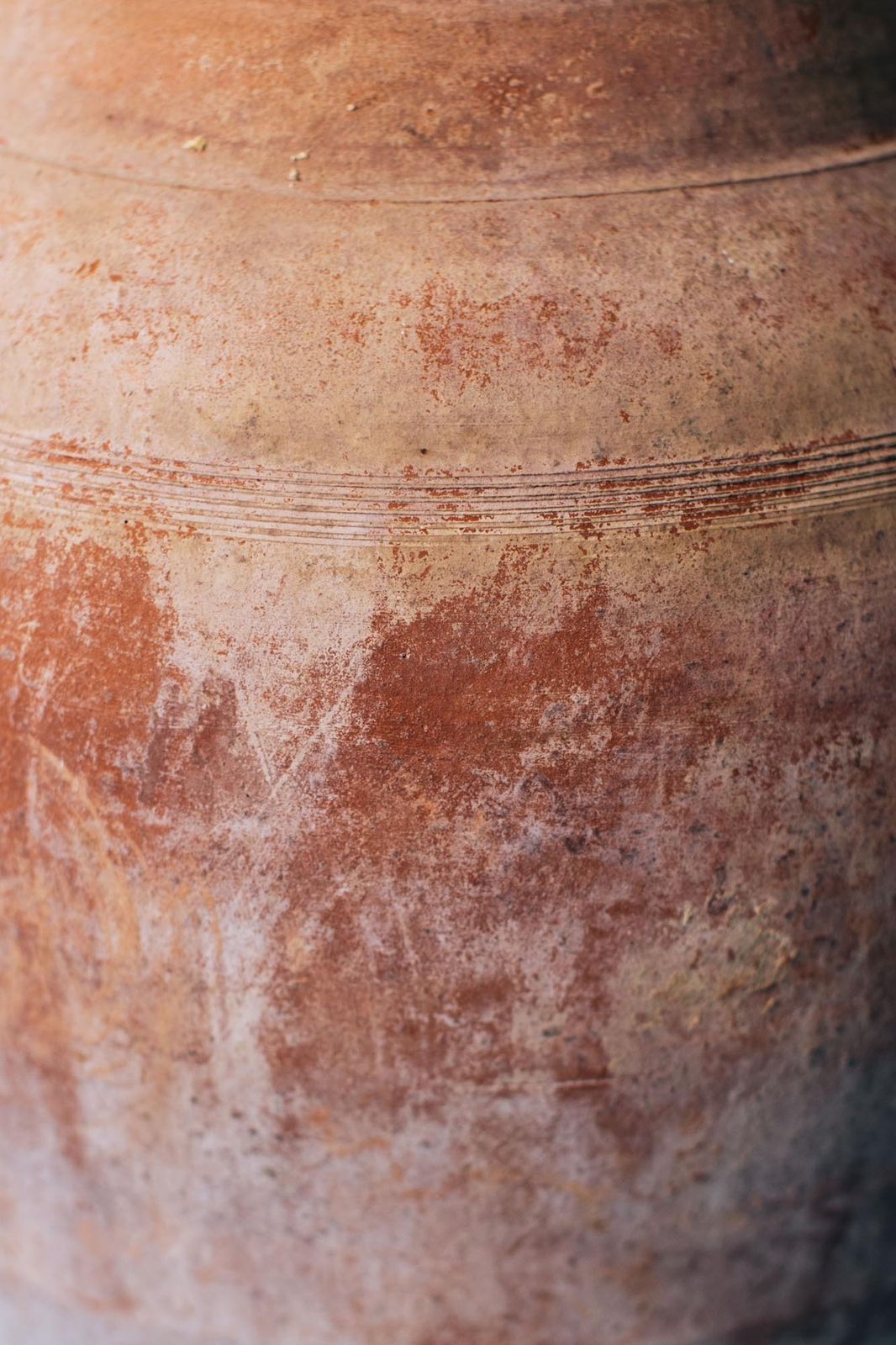 Aegean Sand Terracotta Olive Oil Pot photo for sale