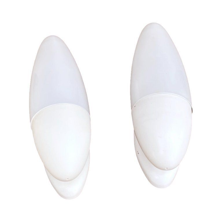 photo for sale Pair Of Wall Lamps, Elektrosvit Nové Zámky, Czechoslovakia, 1950s.