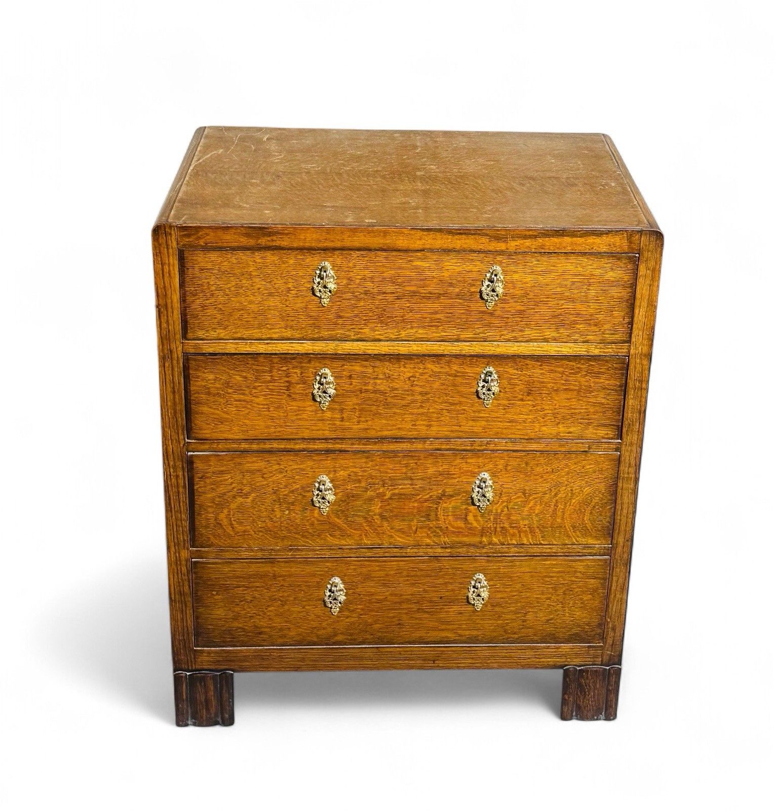 Antique Oak Chest Of Drawers Jacobean Style Superior Quality C1920s photo buy