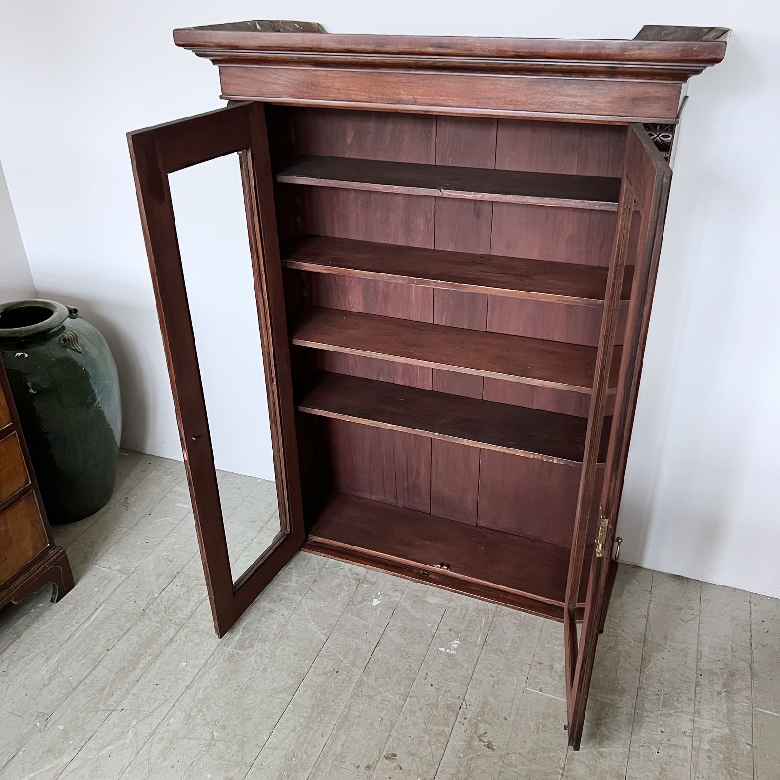 Wooden Glazed Shelving Unit photo 395.0