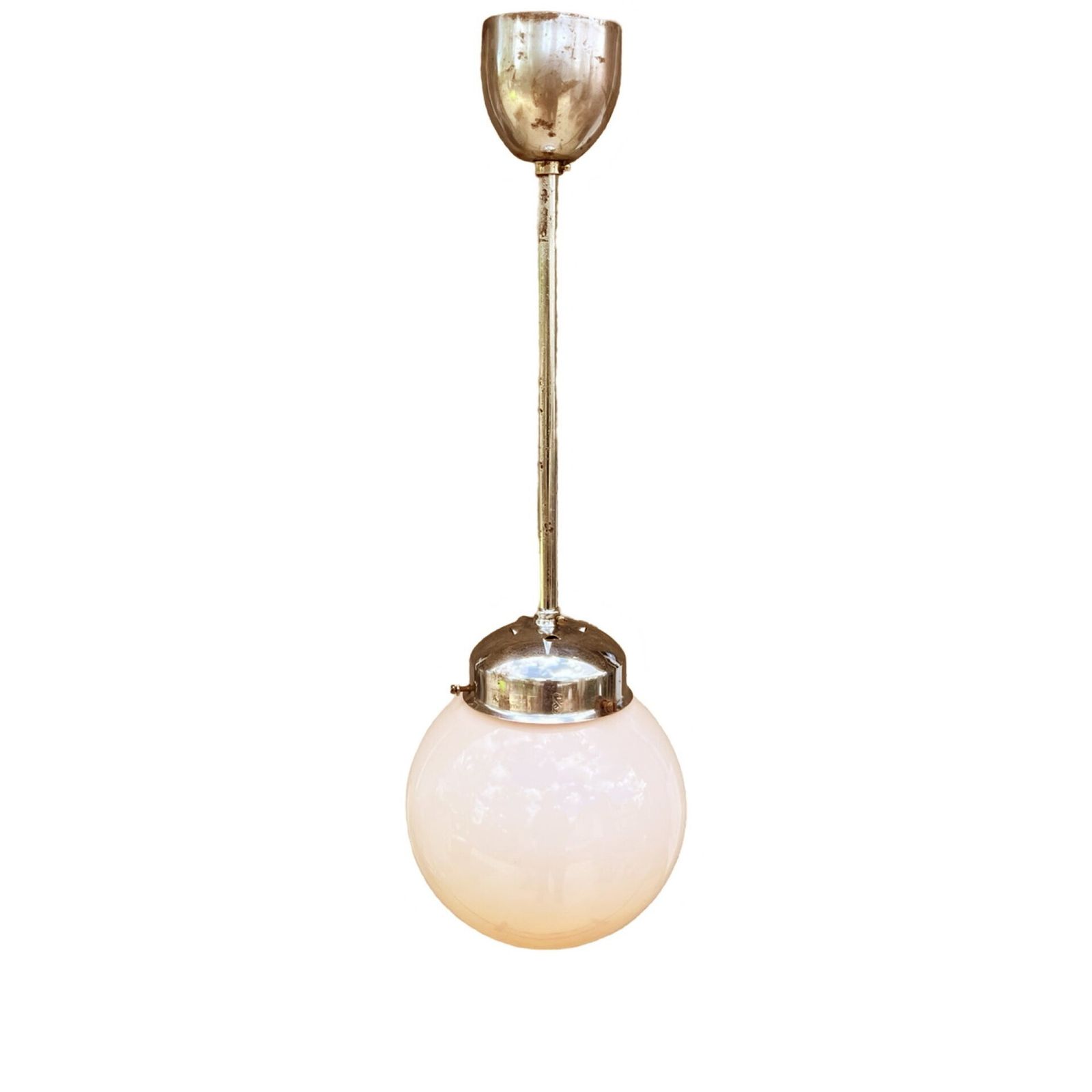 Art Deco Pendant Lamp, Napako, Czechoslovakia, 1940s. photo for sale