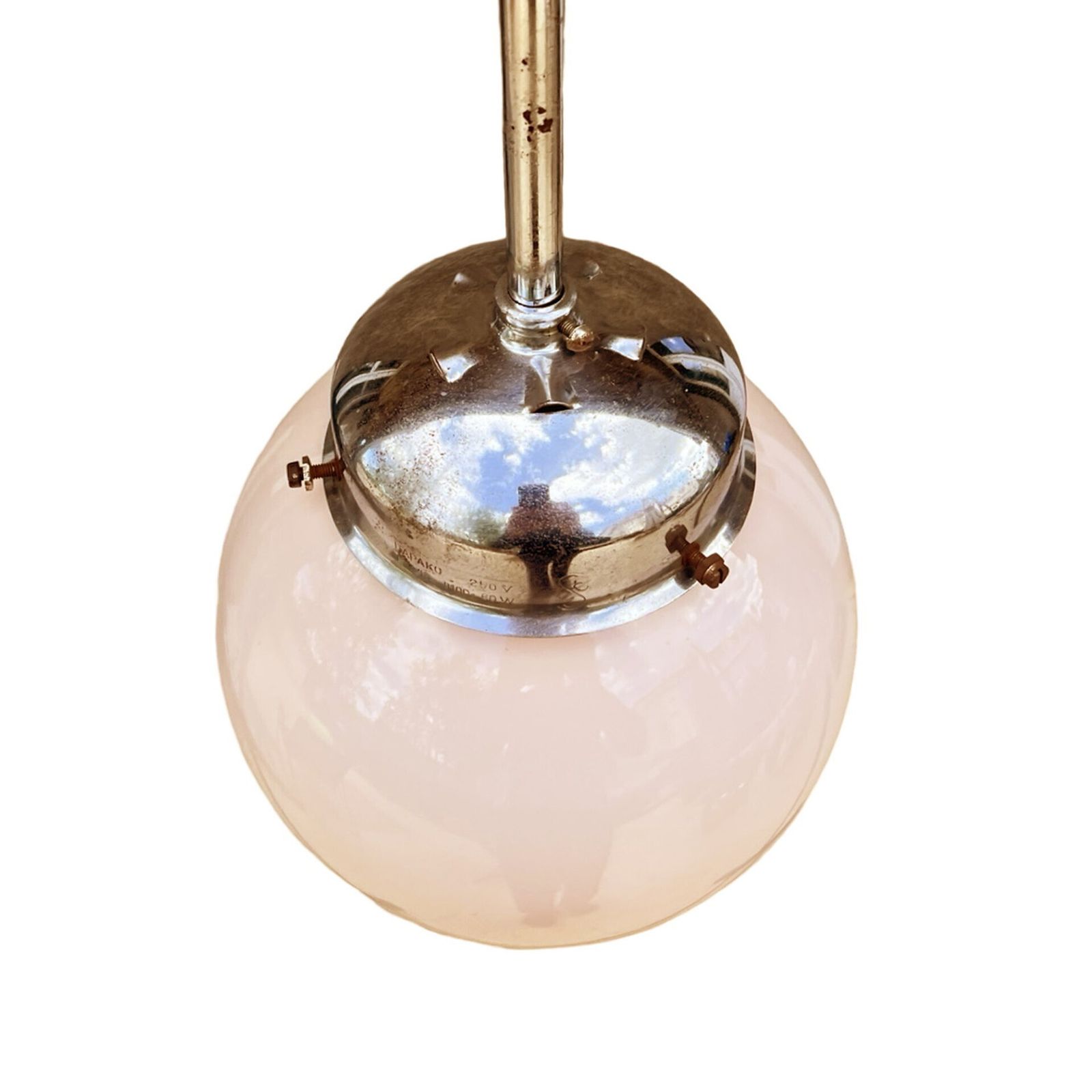 photo for sale Art Deco Pendant Lamp, Napako, Czechoslovakia, 1940s.