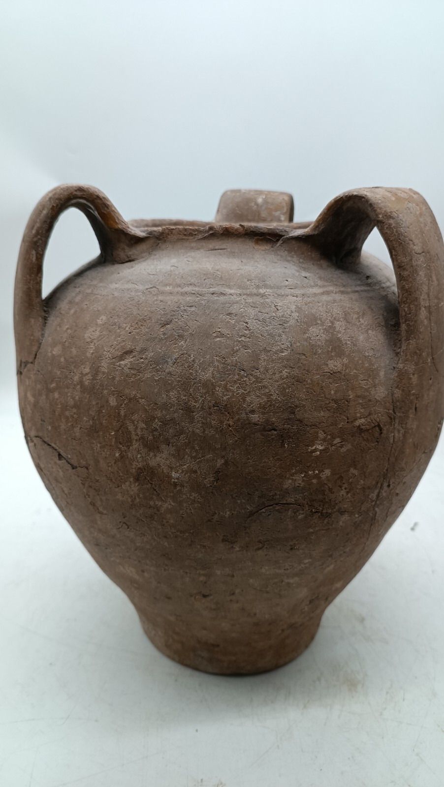 Antique Terracotta Vase Made In Italy