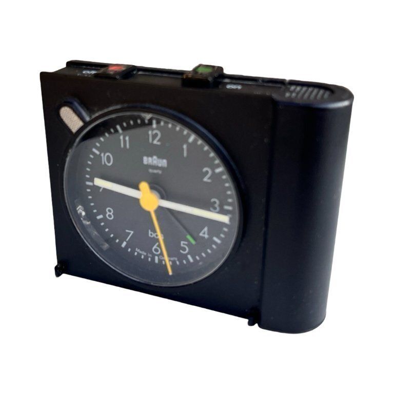 Braun Alarm Clock, Travel Clock, Designed By D. Rams, Germany, 1970s. photo furniture