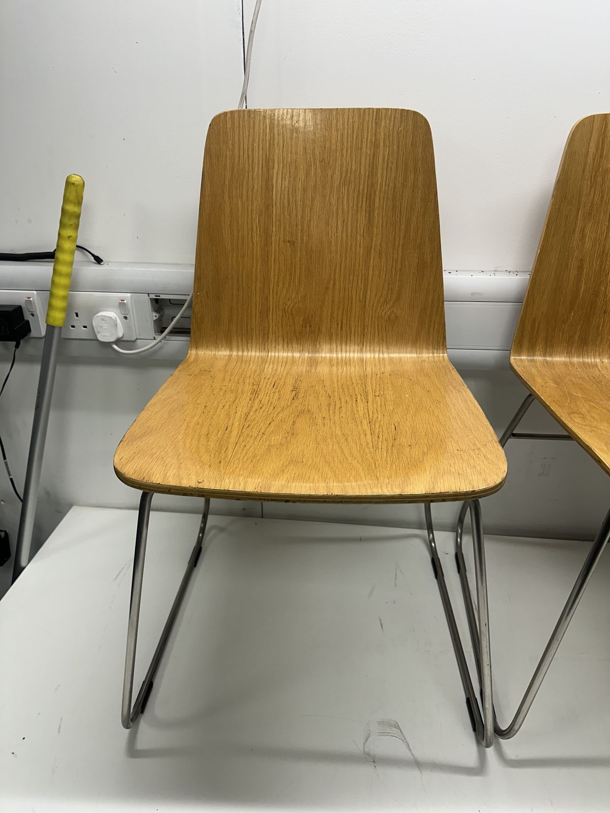X2 Wood And Metal Occasional Chairs photo 50.0