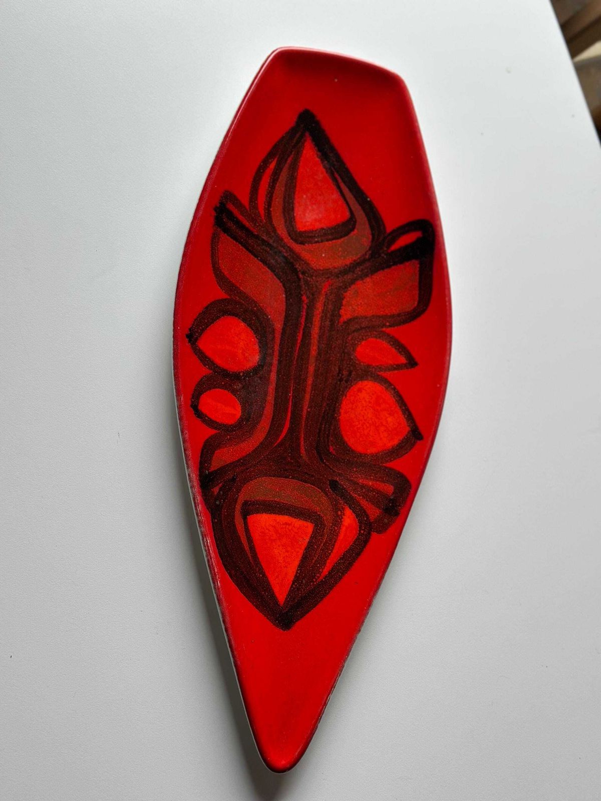 Modernist Poole Pottery Aegean Large Dish, C.1965–72 With Monogram Attributed To Diana Davis photo Home Decor