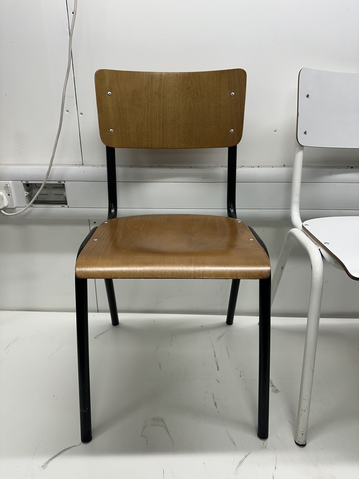 X2 Occasional Steel And Wood Chairs photo Furniture