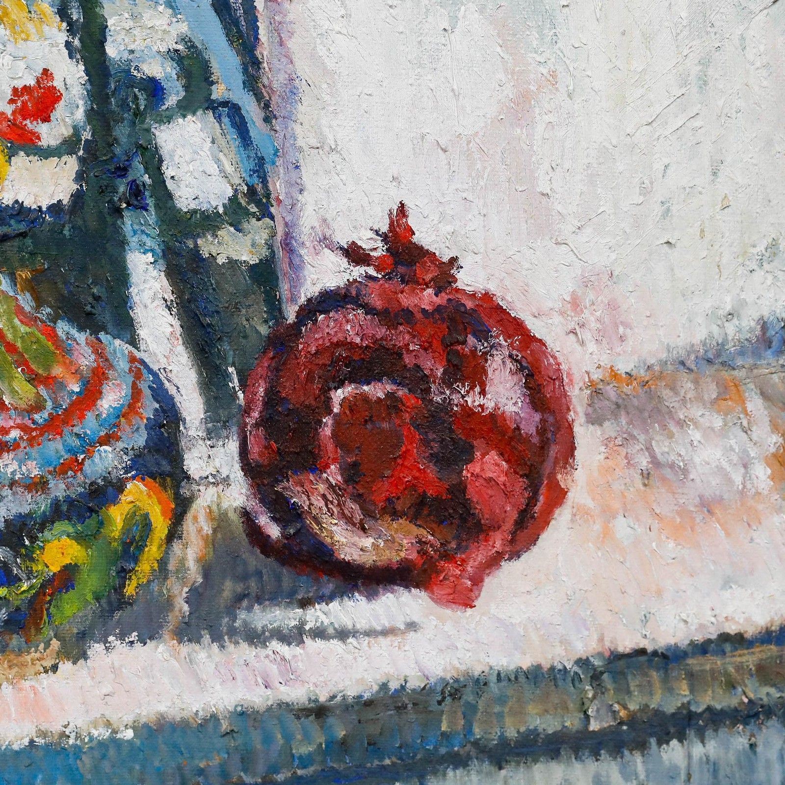 Mark Ford 20th Century Oil, Ceramic And Pomegranate photo 495.0