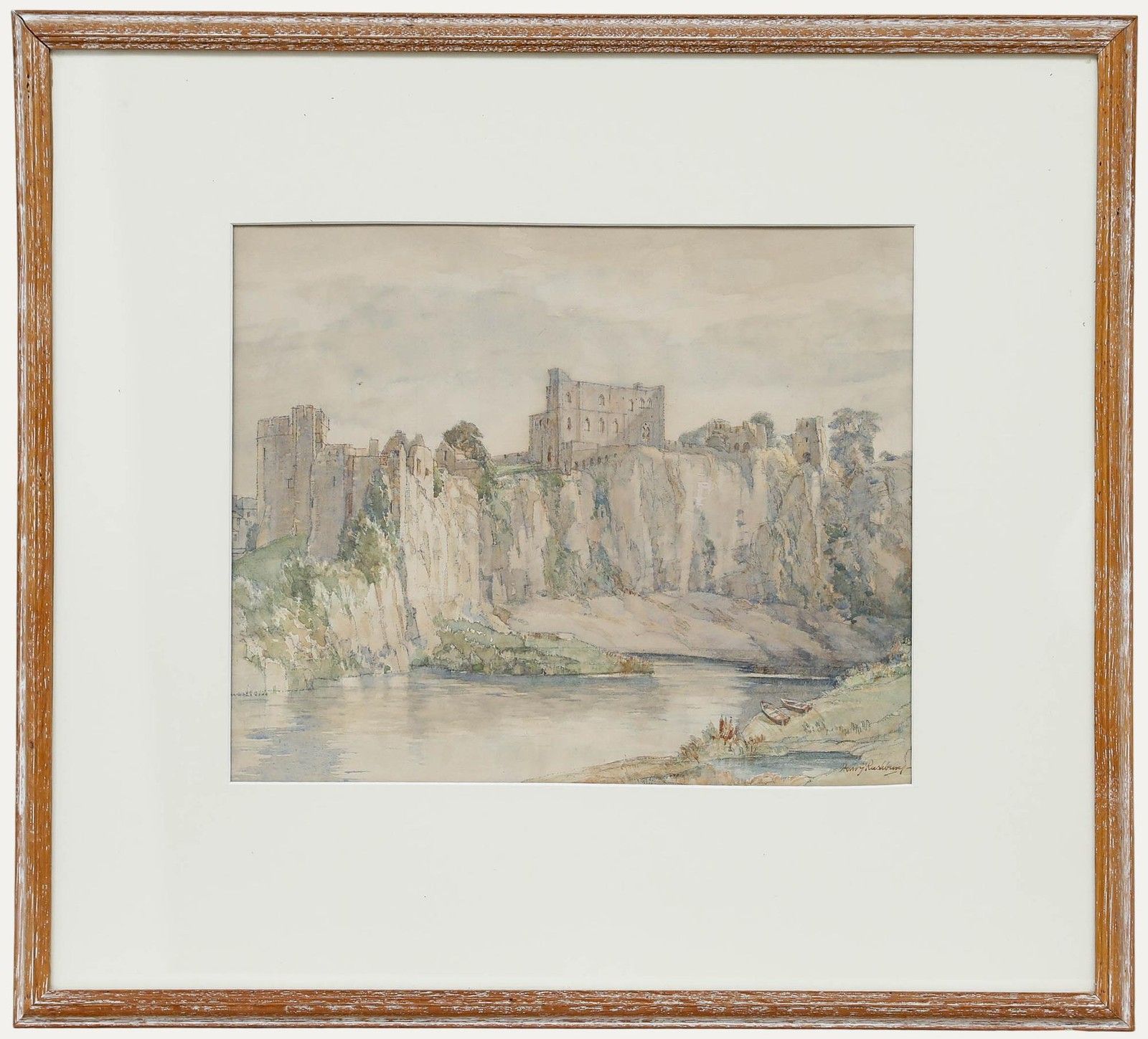 Sir Henry George Rushbury Ra (1889 1968) 1966 Watercolour, Chepstow Castle