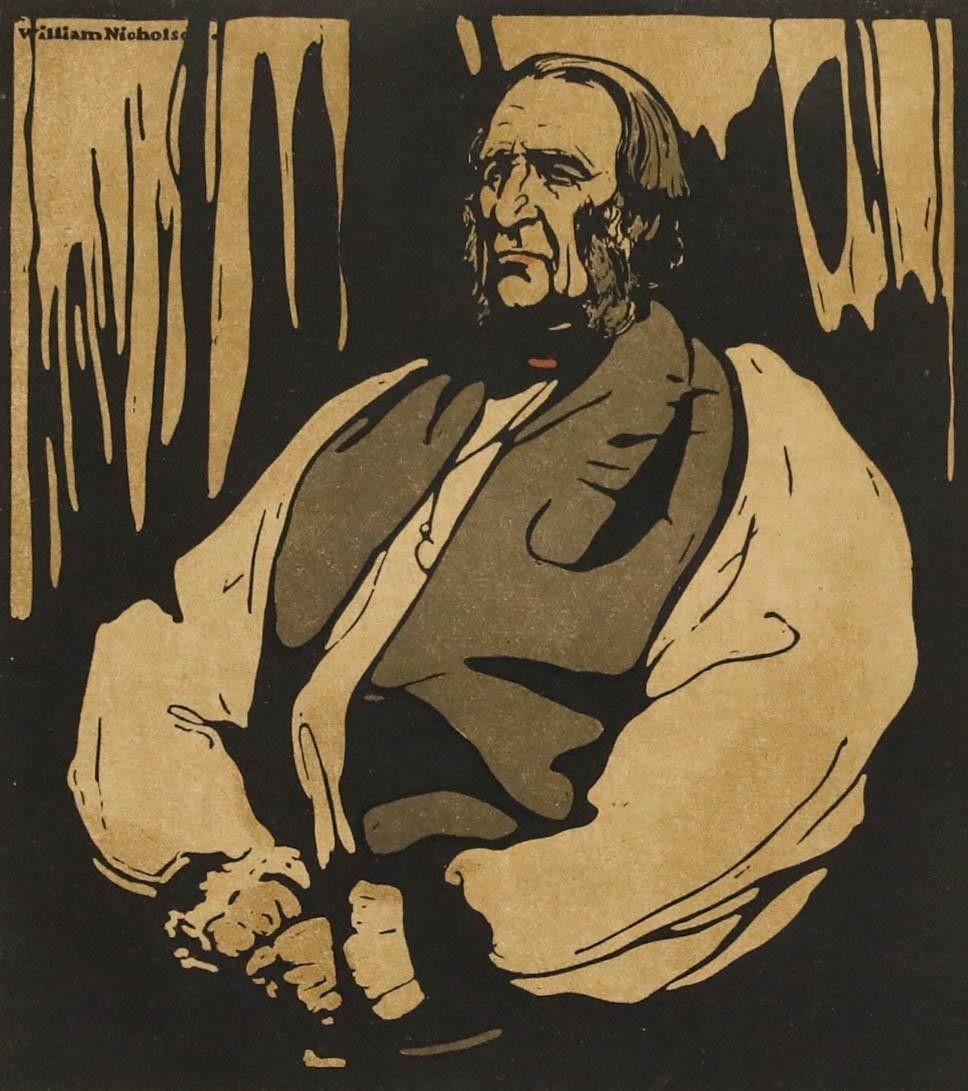 Sir William Nicholson (1872 1949) Lithograph, Archbishop Of Canterbury photo furniture