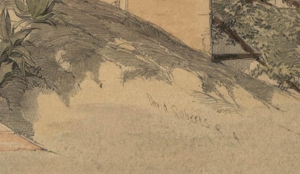 Louis Haghe After David Roberts 19th Century Lithograph, Jaffa photo 175.0