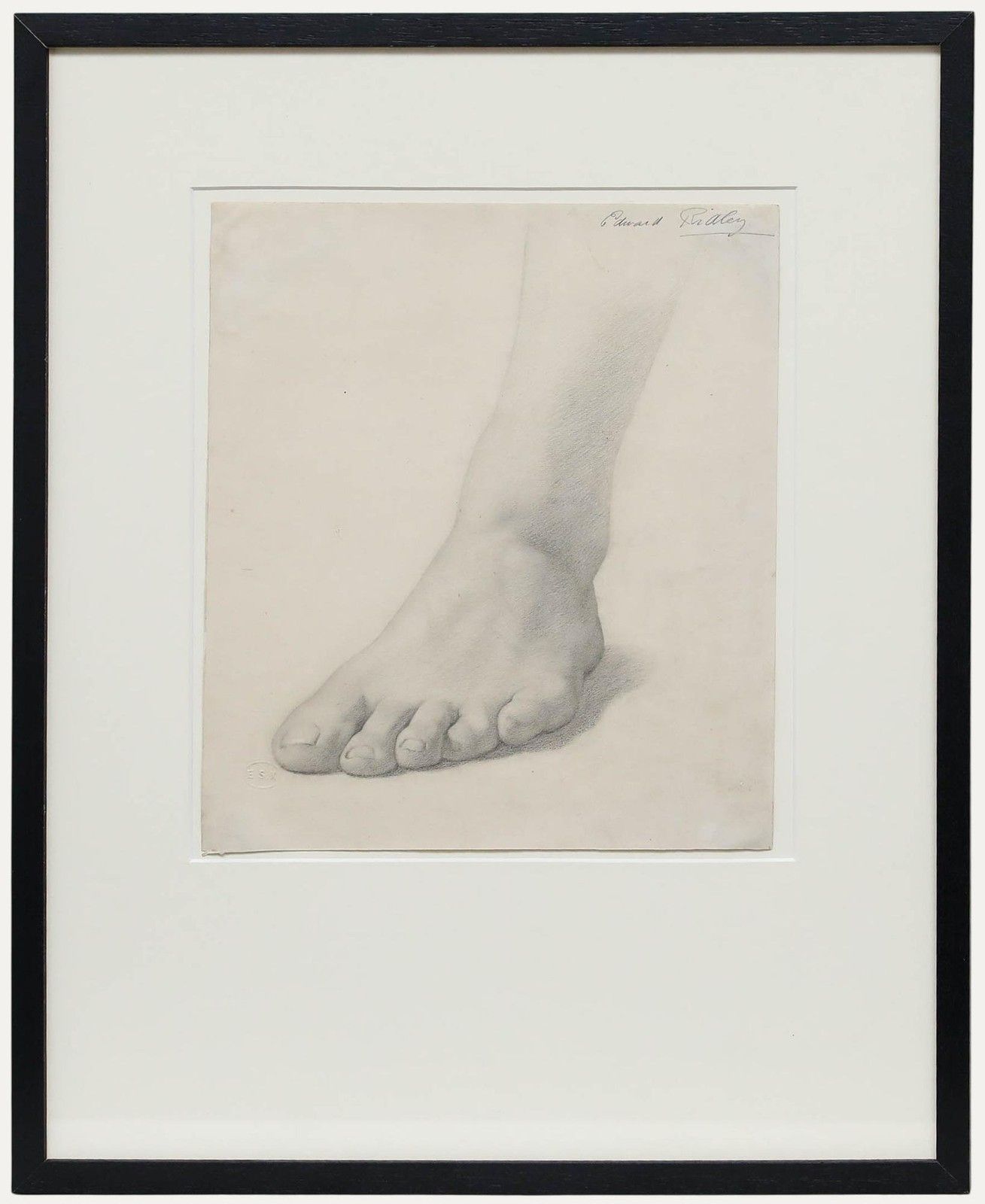 Edward Ridley (1883 1946) Graphite Drawing, Study Of A Foot I