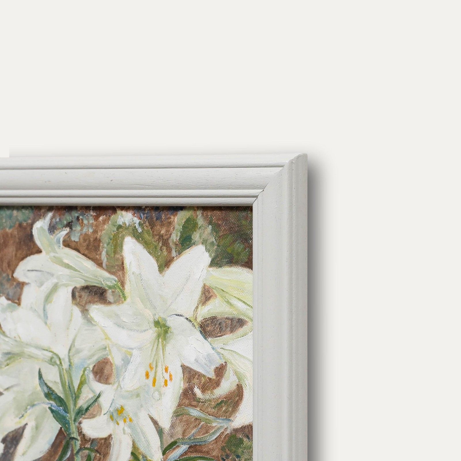 Olga Awty (1928 2014) 20th Century Oil, Lilies photo 295.0