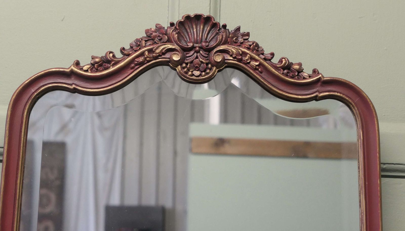 French Painted Console Or Hall Table With Matching Mirror photo buy