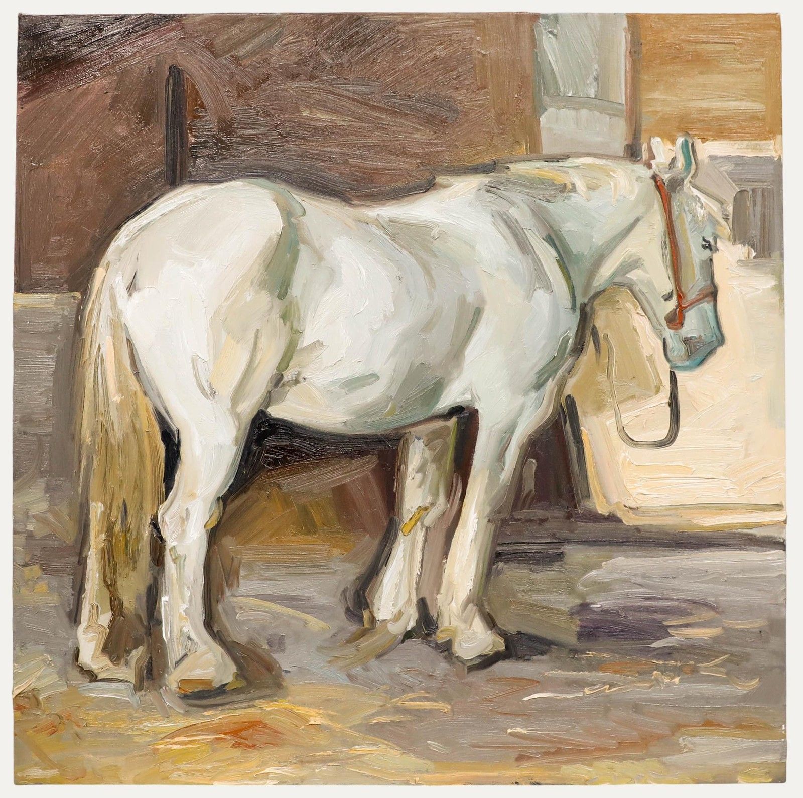 Nick Todhunter Contemporary Oil, Astral In The Stables