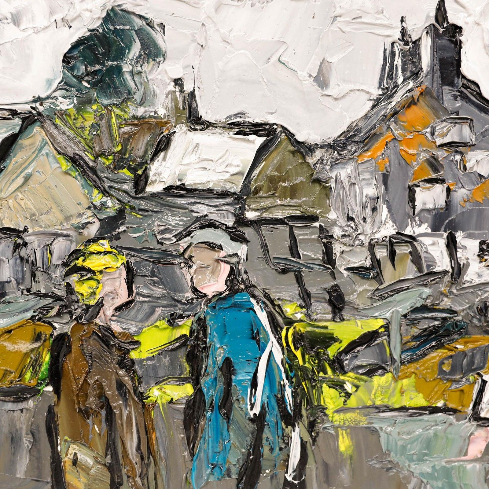 Daniel Nichols Contemporary Oil, In The Town photo 175.0