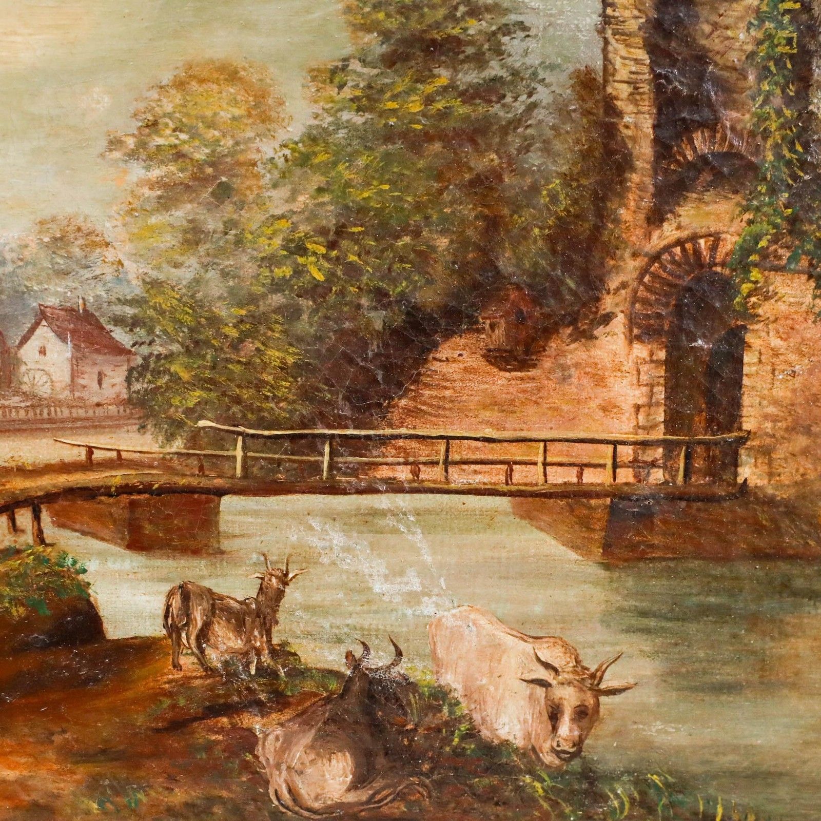 19th Century Oil Bridge To The Ruin photo 250.0