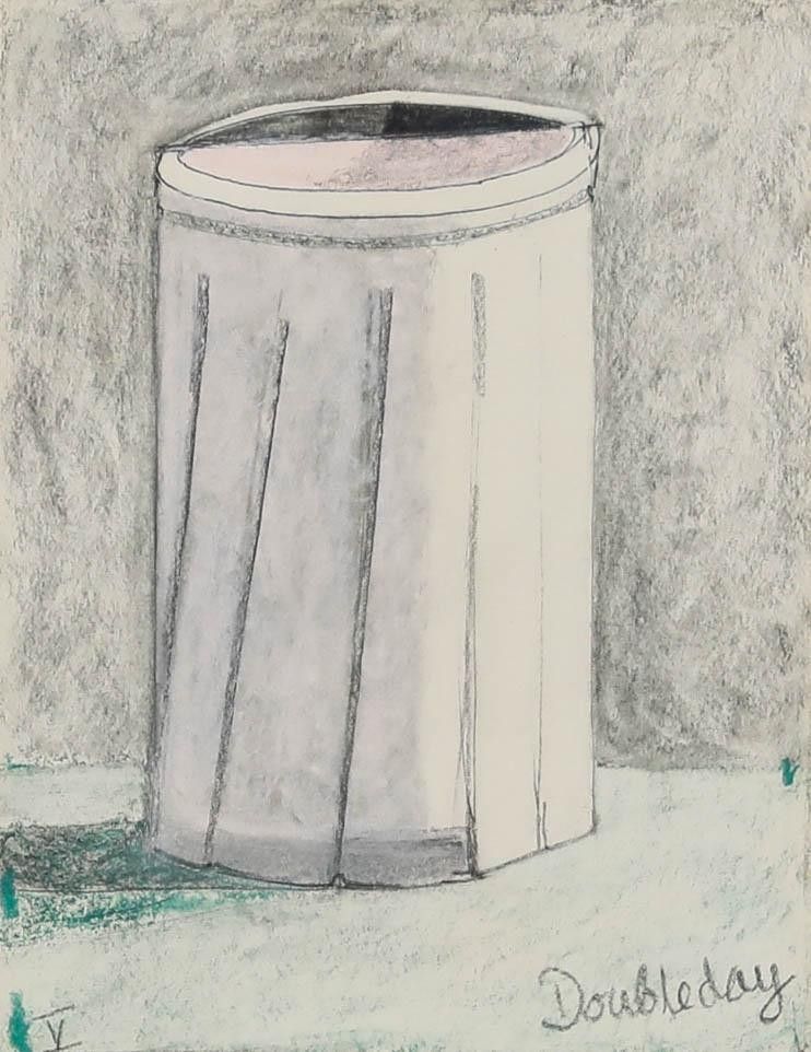 John Doubleday (B.1947) Framed 20th Century Crayon, Still Life V photo furniture
