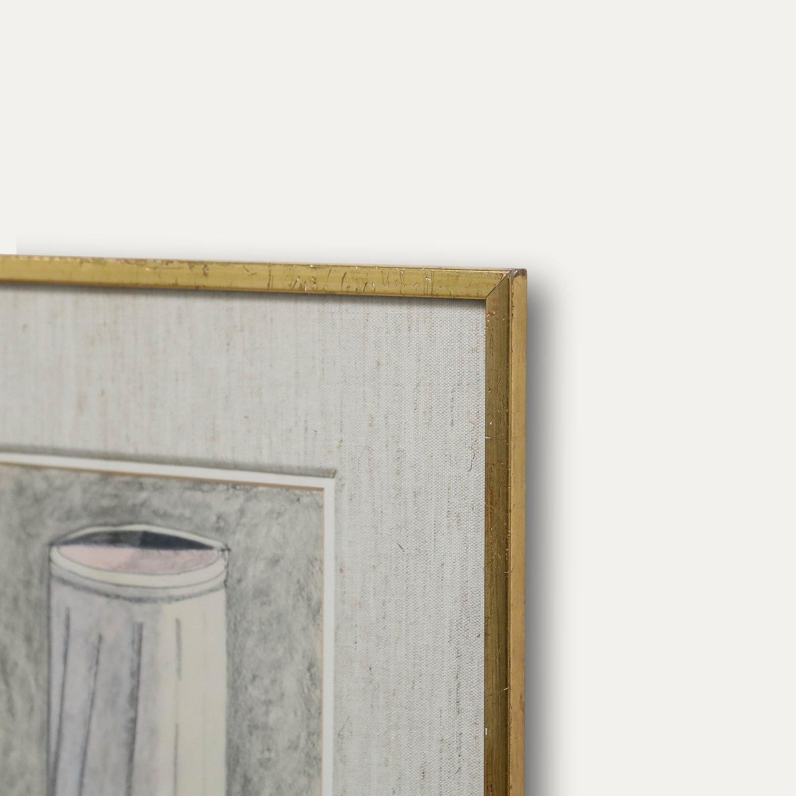 John Doubleday (B.1947) Framed 20th Century Crayon, Still Life V photo Art