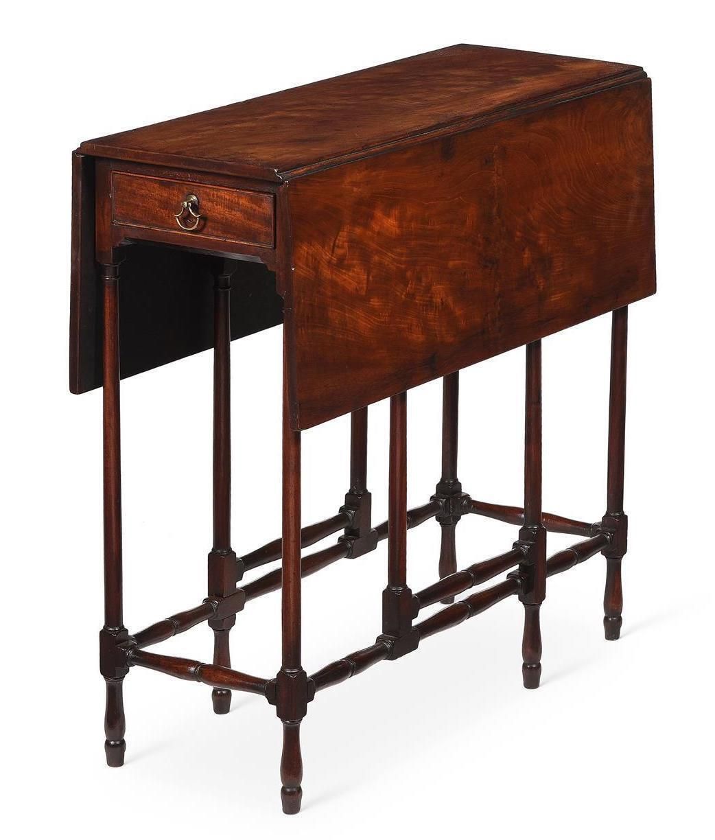 18th Century Mahogany Spider Leg Occasional Table (England, Circa 1760)