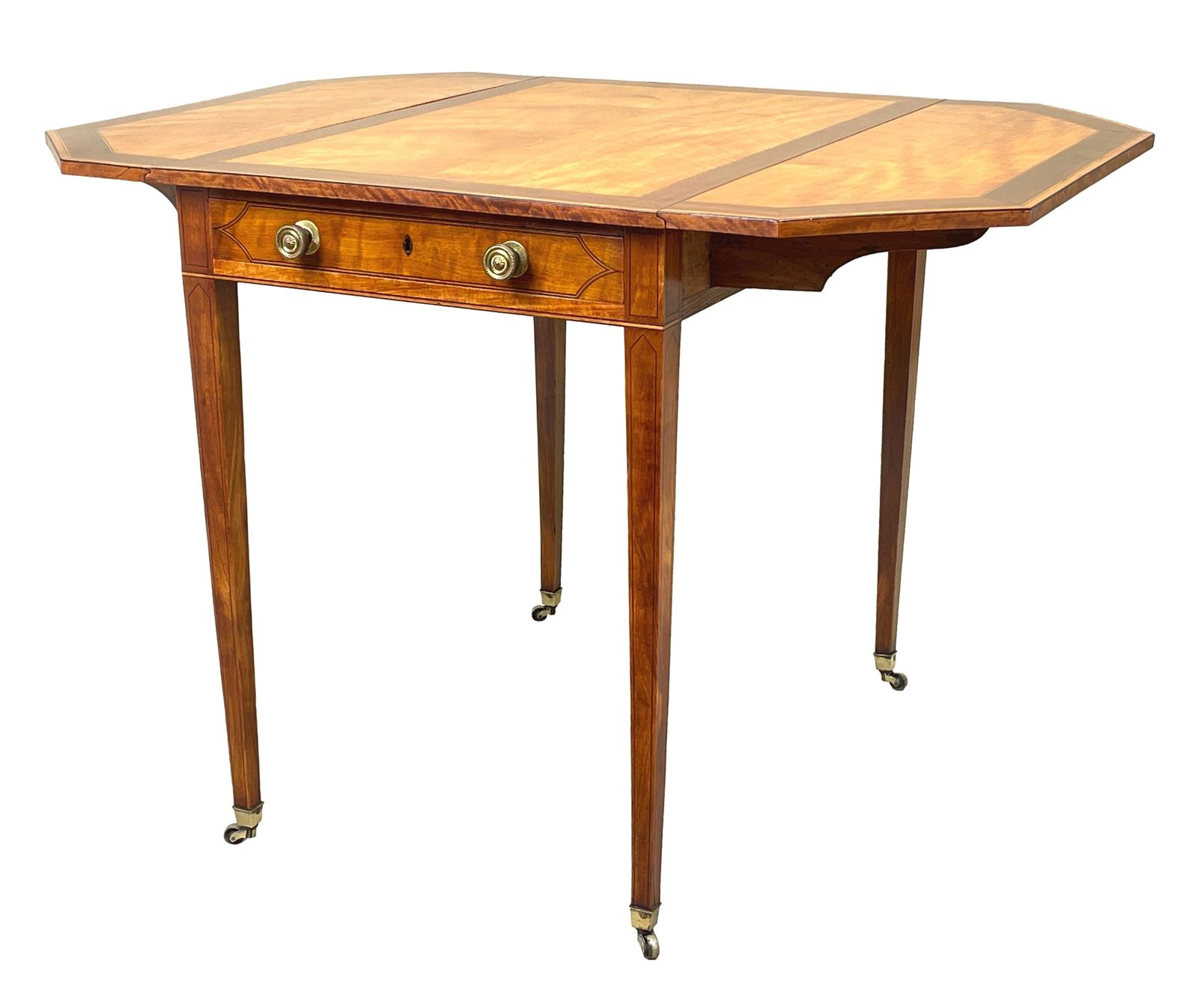Georgian Satinwood Pembroke Table (England, Circa 1790)