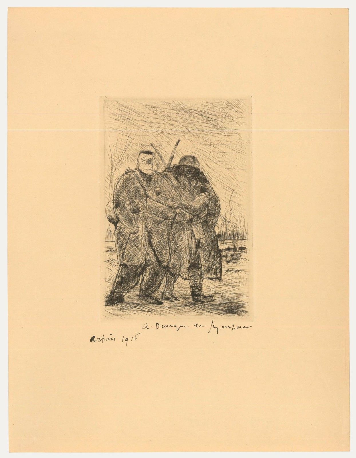 Andre Dunoyer De Segonzac (1884 1974) 1916 Etching, Artois