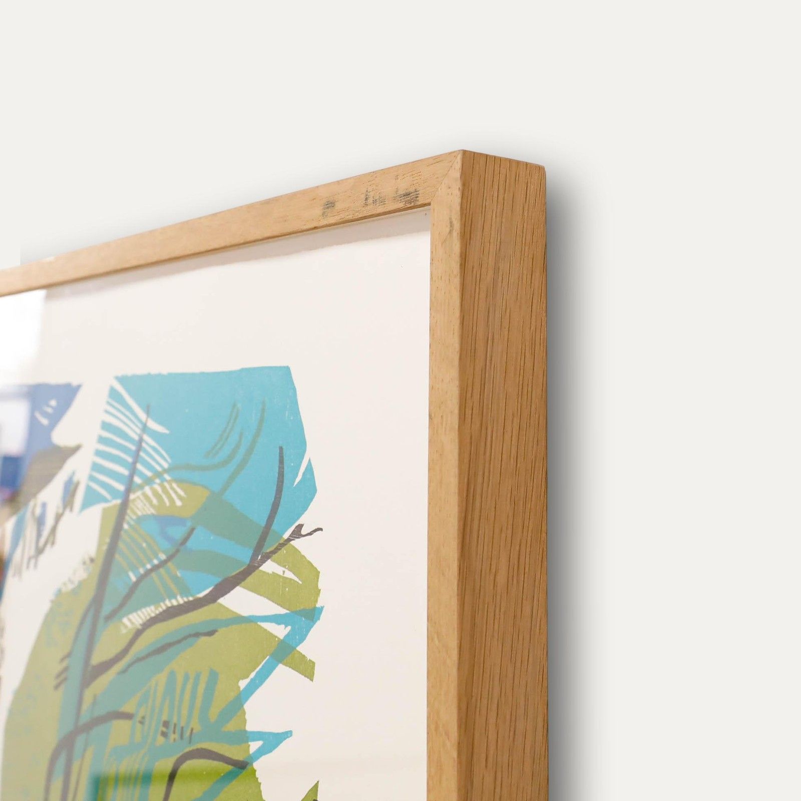 Maja Zürcher (1945 1997) Framed Contemporary Woodcut, Sinuous River photo 325.0