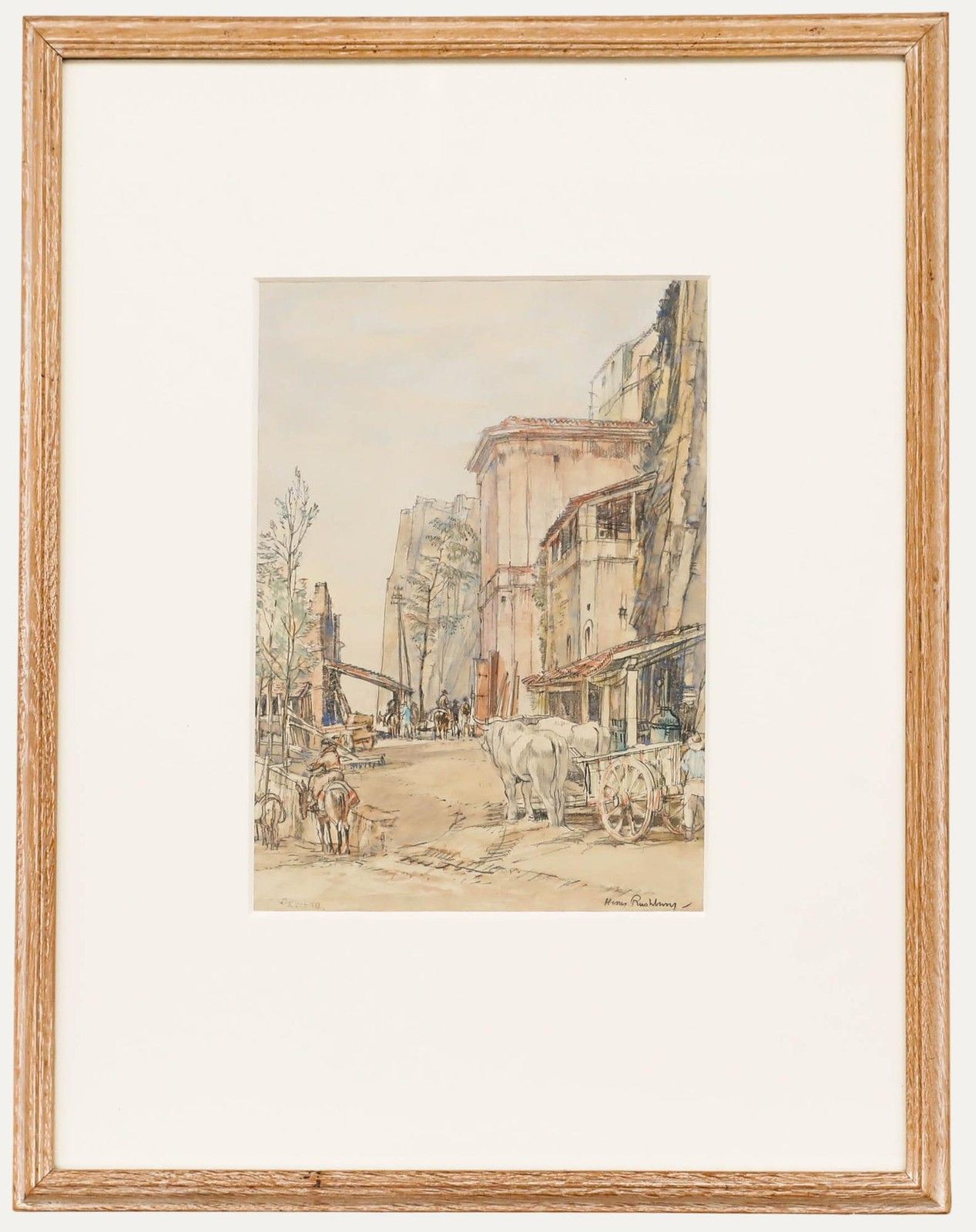 Sir Henry George Rushbury Ra (1889 1968) 1968 Watercolour, Orvieto