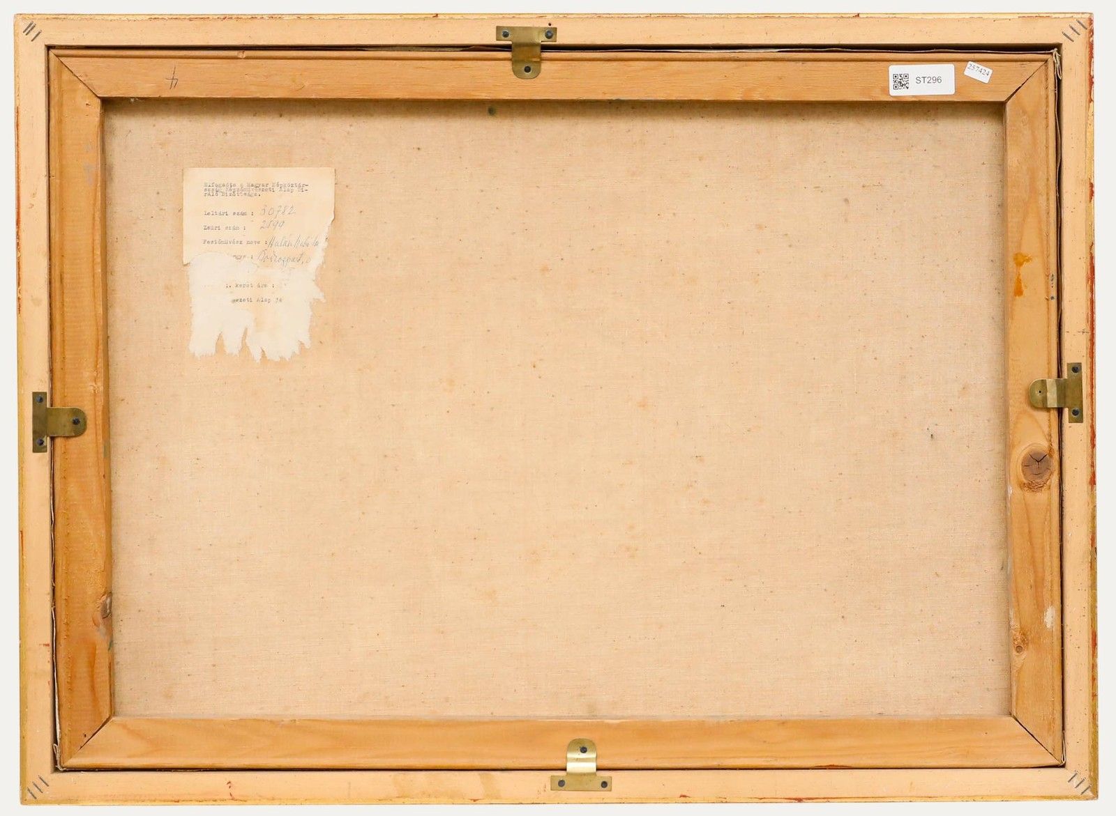 Szabò Sándor Halasz (1920 1996) Framed Mid 20th Century Oil, Flusspartie photo for sale