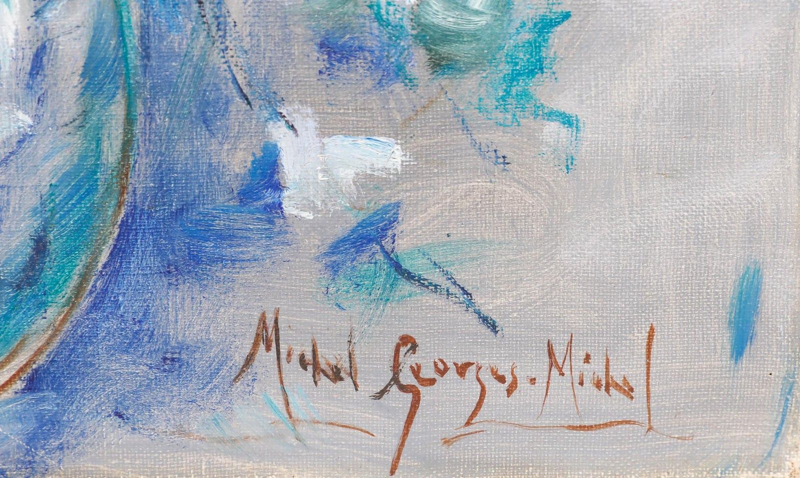 Michel Georges Michel (1883 1985). Mid 20th Century Oil, Bouquet De Fleurs photo vinterior
