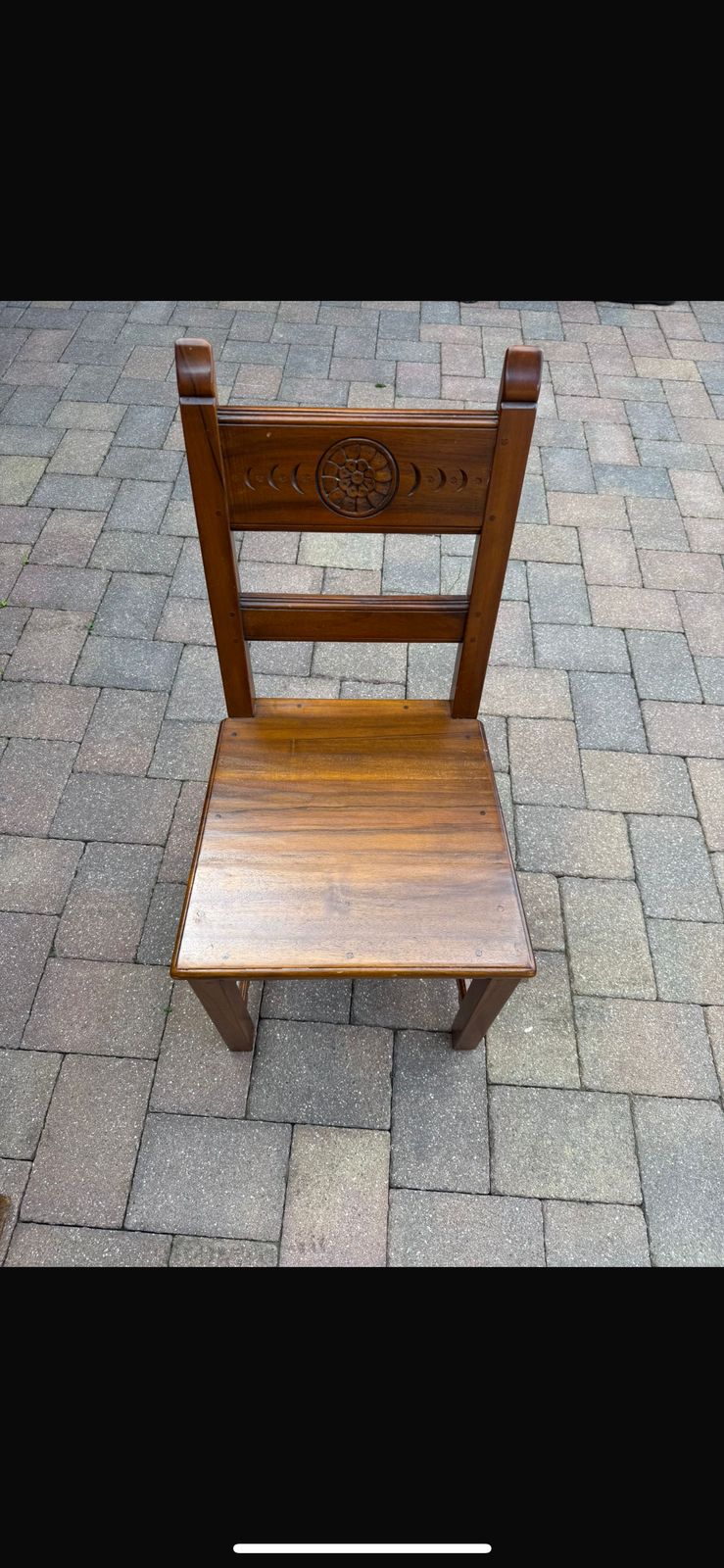 photo for sale 19th Century Handmade Very Special Antique Swiss Table Set With 6 Chairs
