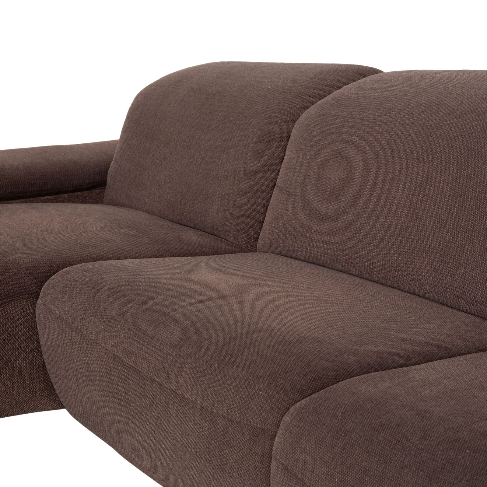 photo furniture Canapé d'angle Musterring MR 370 en tissu brun, fonction manuelle
