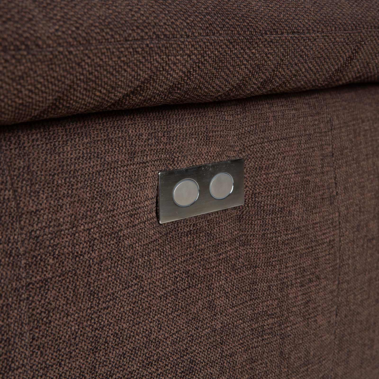 Mobilier Canapé d'angle Musterring MR 370 en tissu brun, fonction manuelle photo