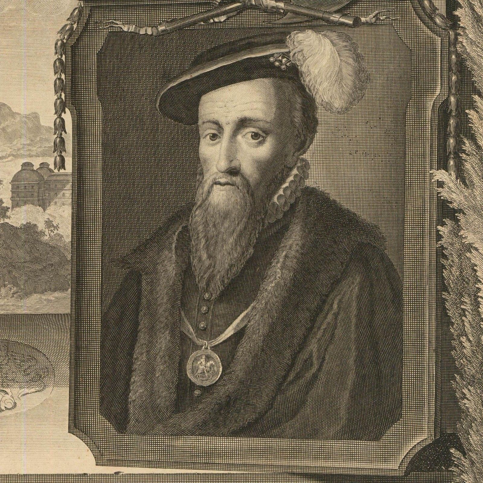 After Adriaen Van Der Werff (1659 1722) 17th Century Engraving, Edward Seymour photo for sale