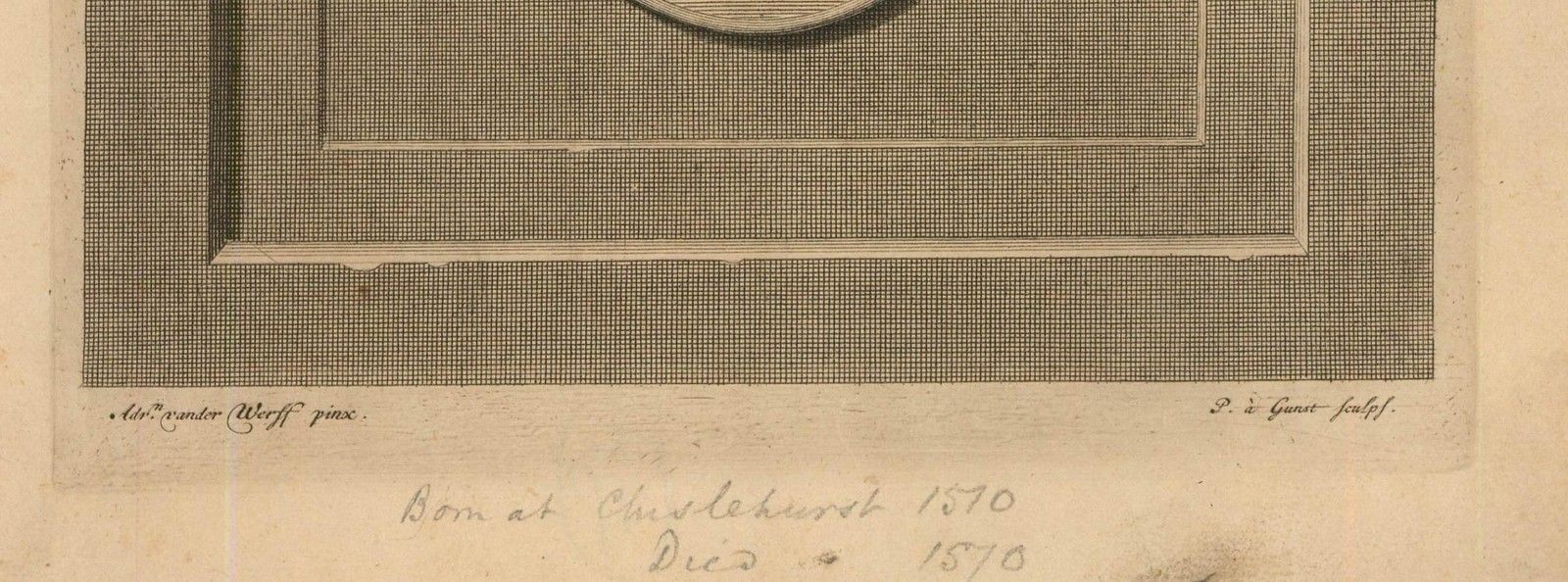 After Adriaen Van Der Werff (1659 1722) 17th Century Engraving, Nicolas Bacon photo Art