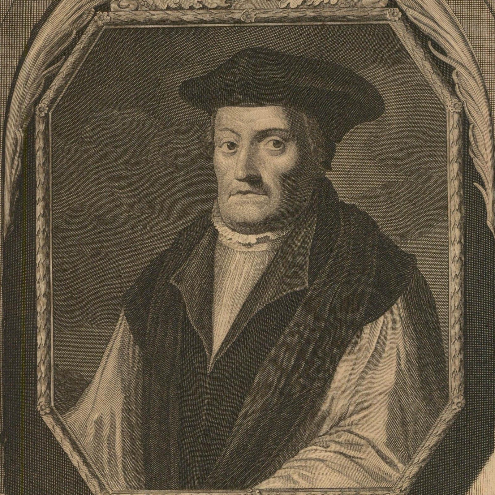 After Adriaen Van Der Werff (1659 1722) 17th Century Engraving, Matthew Parker photo for sale