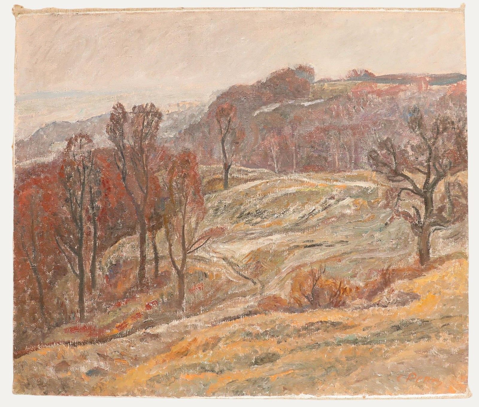 Stefan Iosifovich Repin (B.1921) 20th Century Oil, Harmony In The Hills