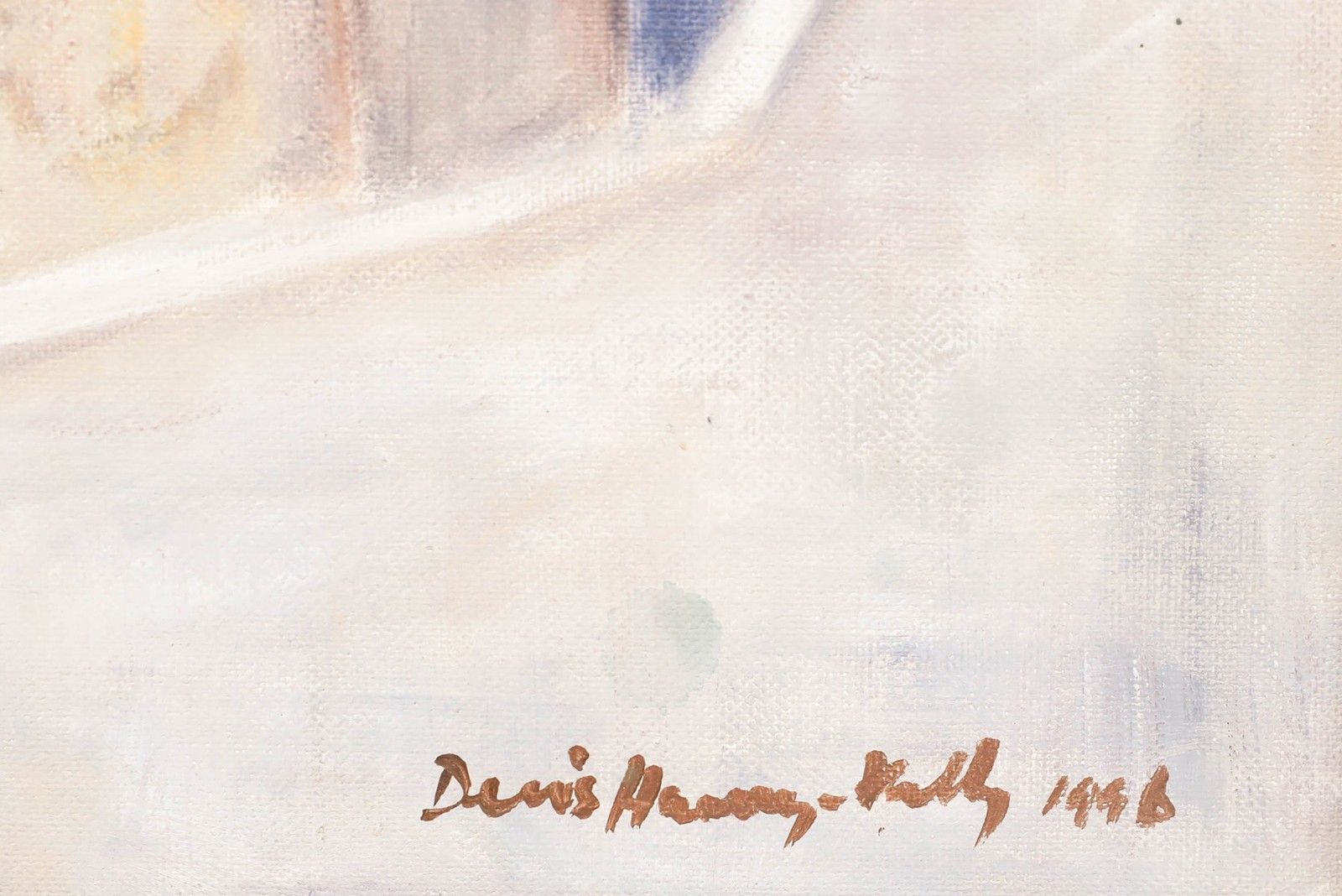 Denis Harvey Kelly 1998 Oil, A View Of The Tower photo Art
